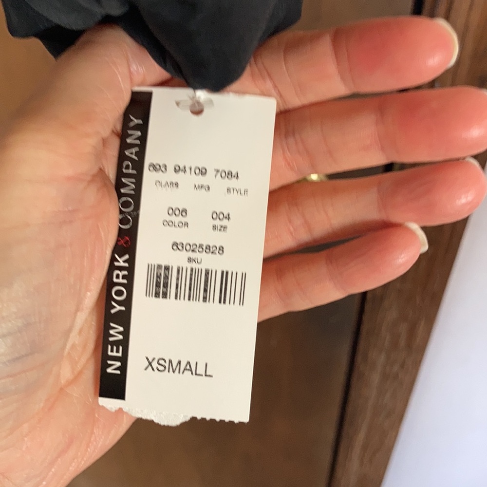 NY & CO vintage Y2K Black coat size XS - Picture 10 of 13
